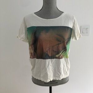 Maison Scotch graphic tee